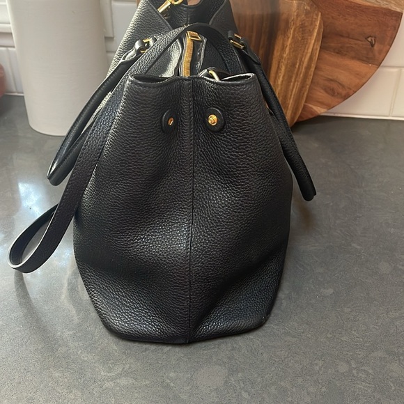 Prada Vitello Phenix Leather Handbag in Black - Picture 2 of 14